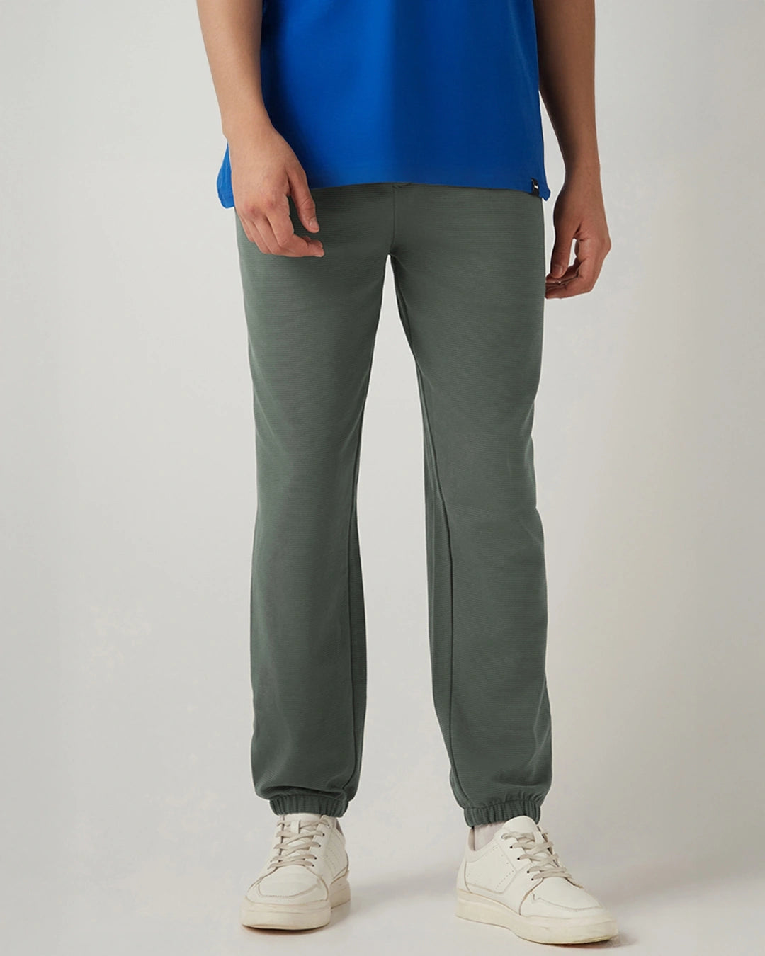 Men's Black Oversized Cargo Warm Joggers