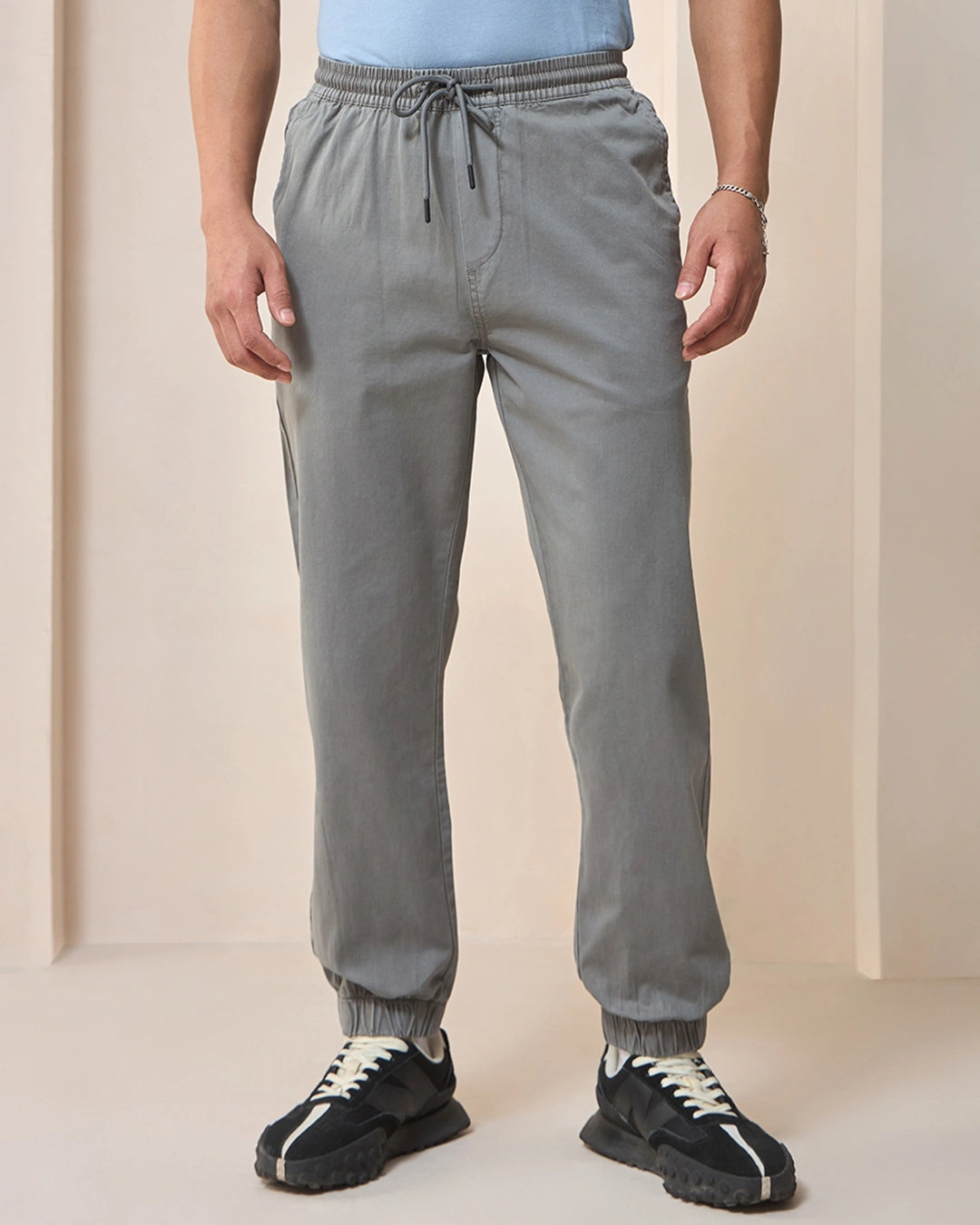 Men's Grey Warm Joggers